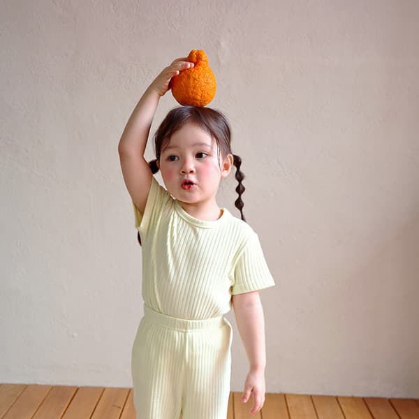 Made with soft stretch fabrics for easy days, naps, and little outings.